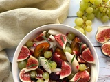 Salade de fruits d'automne à la verveine #vegan