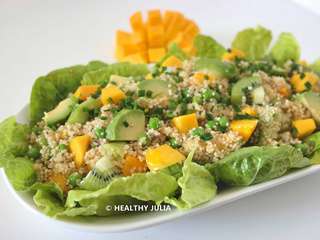 Salade de quinoa à la mangue #vegan
