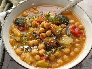 Soupe marocaine aux pois chiches #vegan