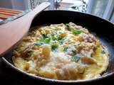 Omelette au Chou-Fleur et aux Champignons