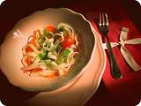 Salade de Spaghettis de Riz aux Légumes d’Été