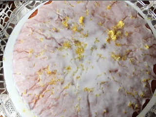 Bataille food #122 , gateau d'hiver , gâteau au citron , orange aux amandes