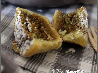 Bataille Food #30 : tartelettes à la confiture d'orange yuzu , frangipane pistache et vanille