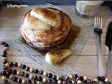 Dejeuner en paix avec Maeva pour la Bataille Food #61 : pancakes aux poires à la fève tonka