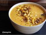 Escapade en cuisine : soupes veloutés et autres potages , velouté de potiron maïs de Vanda