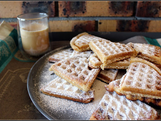 Foodista Challenge , les gaufres à la noisette