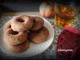 Muffins donuts au four au jus de pomme et à la cannelle , foodista challenge #56