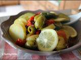 Tajine de légumes du soleil aux olives et au citron , recette Quitoque , adaptée au multicuiseur