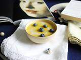 Crèmes nacrées, coulis doré et perles bleutées – La Jeune fille à la perle, Vermeer 🎨