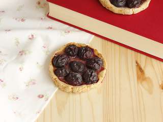 Tartelettes aux prunes (vegan, sans gluten)