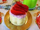 Parfait glacé mascarpone-fraises