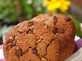 Cookies végétaliens et sains aux pépites de chocolat {Cookies sans oeuf et sans beurre}