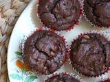 Muffins au chocolat à la crème de coco (sans oeuf ni beurre)