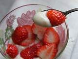 Panna cotta crémeuse à la vanille et aux fraises {tofu soyeux & agar agar} avec ou sans Cook'in