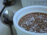 Panna cotta noix de coco chocolat, sans sucre ajouté ! (avec ou sans Cook'in)