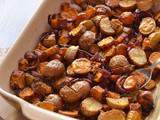 Pommes de terre et patates douces rôties au zaatar