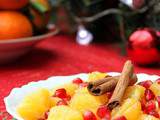 Salade d'orange et grenade à la cannelle ✮ dessert léger de Noël