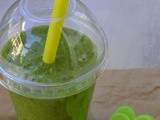 Smoothie green monster { smoothie tout vert }