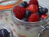 Trifles light aux fruits rouges {in a jar - Battle food #9}