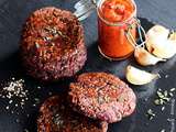 Steak veggie au quinoa à la plancha, sauce Arrabiata