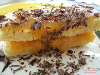 Bavarois express Pêches-Passion-Chocolat Café (sans Gluten)