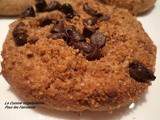 Cookies Riz-Chataigne pralinées aux pépites de chocolat et amandes