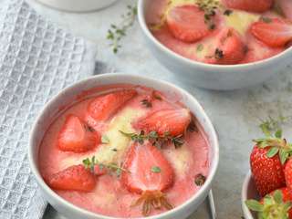 Clafoutis aux fraises #glutenfree #vapeur