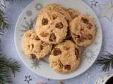 Cookies à la crème de marrons & marrons glacés #Noël #vegan #glutenfree