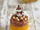 Dessert de Noël {farine de lupin, orange & chocolat} #vegan