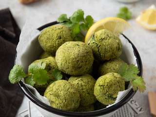 Falafels au chou kale #vegan #glutenfree