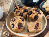 Muffins à la cacahuète & au chocolat #sansgluten #vapeur