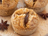 Muffins {millet, confiture de figue & épices douces} #vegan #vapeurdouce