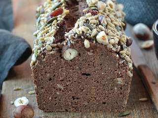 Pain protéiné chocolat #vegan #glutenfree #vapeur