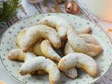 Petits croissants de lune amande & vanille {Vanillekipferl} #Noël