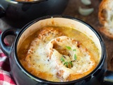 Soupe à l'oignon gratinée au comté (avec ou sans Robot - Sans gluten)