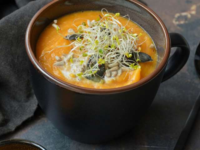 Dahl de lentilles corail aux carottes - Recette par Du Bio dans mon Bento