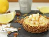 Tartelette citron poire au muesli – Vegan