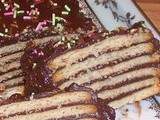 Gâteau biscuits brun au chocolat - La Neuvième Planète