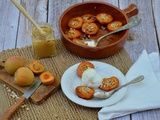 Abricots rôtis au miel
