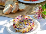 Chèvre frais aux fleurs