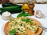 Clafoutis courgettes feta