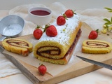 Gâteau roulé aux fruits rouges
