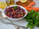 Salade de chou rouge et carottes