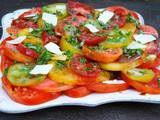 Salade de tomates anciennes