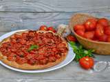 Tarte aux tomates et basilic