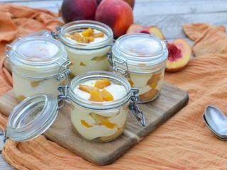 Tiramisu aux pêches