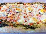 Meilleure pizza du monde (au pesto de feuilles de betteraves !)