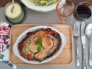 Aubergines au parmesan (Melanzane alla parmiggiana)