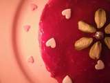 Bavarois framboise - pistache (vegan, pour les moteurs de recherche, parce que vous, vous savez ;) )