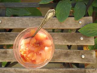 Compote d'automne: pomme - poire - prune + une touche d'anis